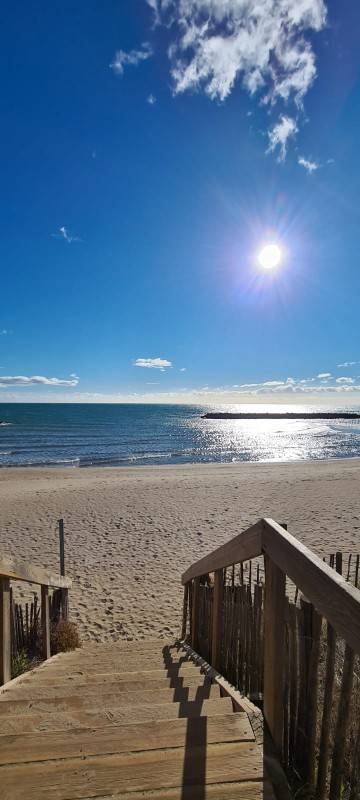 Camping et toboggans à 150m de la plage de Vias Plage