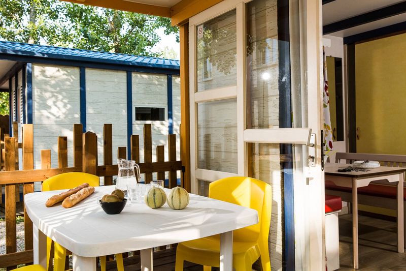 Chalet  5 couchages pas cher en bord de mer à Vias plage