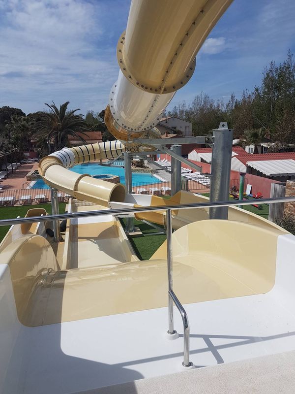 Camping et Toboggan bord de mer dans l'Hérault à Vias-Plage