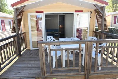 mobil home 2/3 personnes une chambre vias