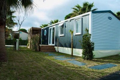 location de mobil home family 3 chambres climatise vias